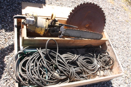Chain Saw, 380 volts, Stihl + 2 x circular saw blades