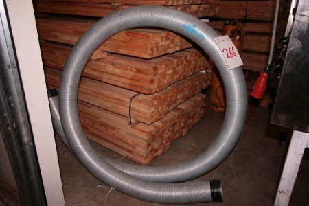 The suction / blast hose Ø130mm Ca.3.5m