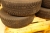 4 Winterreifen auf Stahlfelgen, entsprechen den Ford Ka. 185-60-14, 4 Löcher, Kleber Reifen etwa 50% Muster