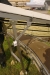 Rustfrit fødevare transportbånd, justerbart i højden, L370 B46cm