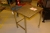 Arbejds bord rustfri underdel med træplade, Incl. Skruestik