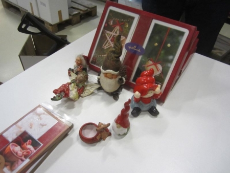 7 boxes Christmas card with envelope, 6 pcs goblins / Figures