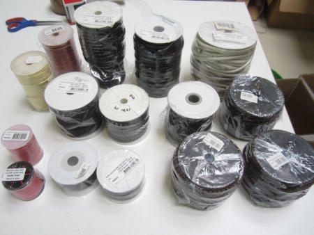 Jewelry Cord, about 15 rolls, not in batch orders