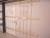 Reolstativer på væg, højde cirka 2 meter, bredde cirka 2,7 meter med bæringer, køber skal selv afmontere
