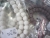 Cirka 115 stk halskæder, perler, lavaperler, gipsyperler mm (arkivfoto)