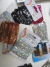 Approximately 60 units sequins, rhinestones, palietbånd, barrettes, thread, buttons, glue, hair bands