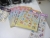 Estimated 280 paragraph stickers in various designs and finishes, which included 5 pcs display