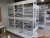 3 subjects sided store shelving, Expedit Basic 2, about 90xdybde 2x50x height 235 cm, white with gray fodfri, with wire shelves, partitions mm chrome buyer should even dismantle
