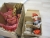 Box with gifts and tasty things, see photos