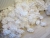 Large lot cotton / polystyrene / plastic beads in many sizes and shapes
