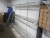 Three subjects single-store bookcase in white and chrome shelves, approximately 90x40 / 50xh 210 cm, the buyer must himself disconnect