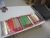 Etwa 150 Blatt farbig finrillet Well A2, farbige etwa 33 Pakete finrillet Wellpappe A4
