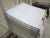 3 Stück weißen Karton Regal ca. 70x40x200 cm, mit hver 18 schräge Regale, hyldemål ca. 68X Tiefe 64 cm