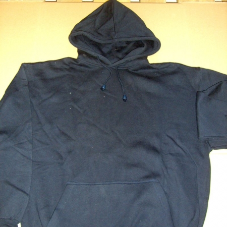 Company clothing without print unused: 9 M + 6 L + 1 XL Black Hooded sweat