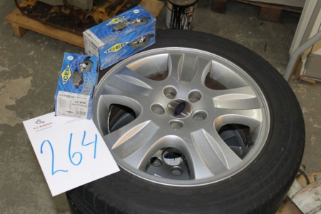 4 pcs alu. Wheels for Ford Mondeo + brake pads
