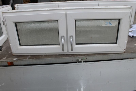 Fenster aus Kunststoff Hvidbjerg Schwenk- / Neige 127,3x121,5 mit Rohglas (ab 2008)