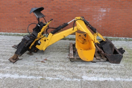Digging unit to loader, with three blades wide (30-50-140cm)