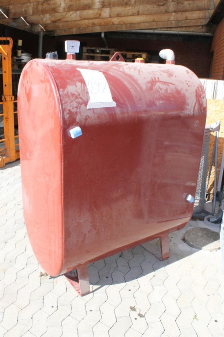 1200L oil tank with tank report, year 2007, For interior use