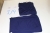Ski/arbejdsundertøj mørkeblå str M 100% polyester (trøje + buks 10sæt