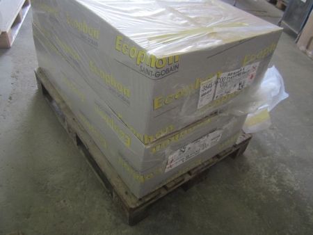2 pakker Ecophon akustikloft Advantage A, i alt 28,8 m2 i 15 mm tykkelse, 600x600 mm