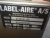 Label Machine Label-Aire Model 2138