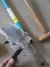 Set of garden tools; sneskraber, ceiling support plates, shovel, grass rake, straight spade, rake handle with water flow, diet, skuffejern
