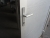 Aluminium-Tür mit Rahmen, rechts, Außenrahmen Abmessungen ca. 210x102,5 cm