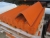 20 pcs roofing sheets B6, orange, L = 117.5 mm and 1 smoking to do.