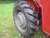 Veteran Tractor Massey Ferguson 65, the serial number is not readable, hours according counter 8780, by a simple cab, one broken pane, starts and runs, but every little at startup. Complete tractor with new rear tires, however, are mounted unoriginal seat