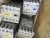 4 kasser med DIV SIEMENS  termoafbryder 1-1.6/1.6-2.4/2.4-4 + kontakter + lasker