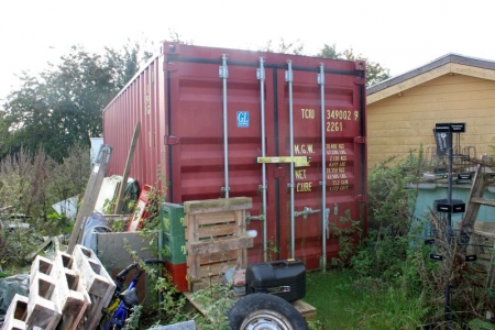 20-Fuß-Container mit Godkendt Riegel und Zertifikatssperr (sehr guter Zustand)