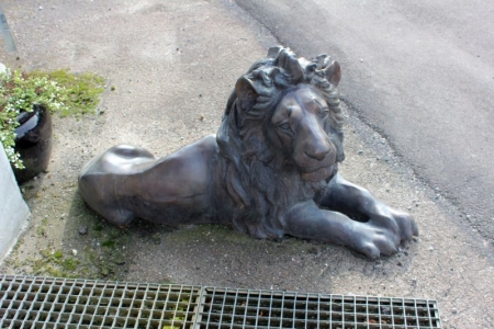 Løve i bronze