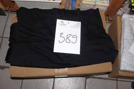 Kasse med ca 50 stk sorte T-shirts str. XXL (NYE)