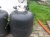 Sand filter tank with three-way valve (emptied of sand)