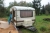 Campingvogn Knaus Suedwind 425, med fortelt, uden papirer. Campingvognen er i mindre god stand