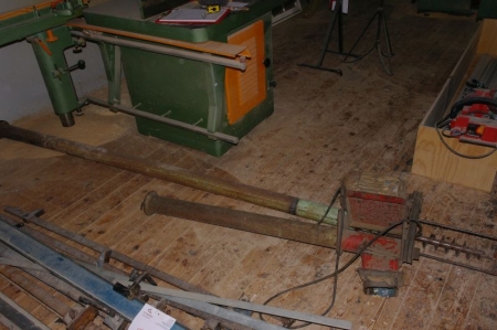 Conveyor auger motor, ø 80 mm, l: 4 m (snail defective)