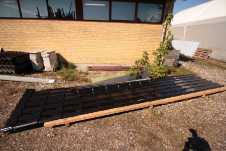 2 pcs. roofing sheets, B: 177 cm, L: 600 cm