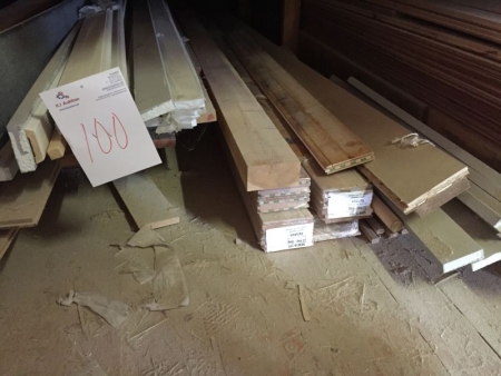 4 beech packages, 22mm, ca. 3.5m + Assorted timber
