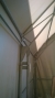 Tent mounted on wooden frame, L: 15.2 m B: 8.6 m, 130m², (minor injury in rear, good condition) (Buyer is responsible for dismantling)