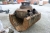 Sortergrab til 40 ton gravemaskine. Type: KAG-1627-1200, bredde 1500 mm egenvægt 1575 kg