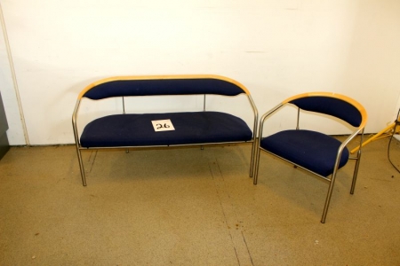 Hansen & Sørensen sofa + stol