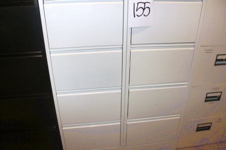 2 filing cabinets, Pendaflex, white