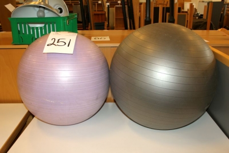 2 exercise balls