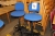 Office chairs, 2 pcs. High with footrest