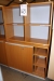 Cabinet with sliding doors, 106x87 cm. Bookcase with 4 compartments, Bondo, 106x79 cm.
