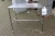 Tisch, höhenverstellbaren, Edelstahl, 70x120 cm.
