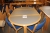 Magnus Olesen Besprechungstisch mit zwei sichelförmigen Tische, 200x120 cm. + 6 Magnus Olesen Stühle