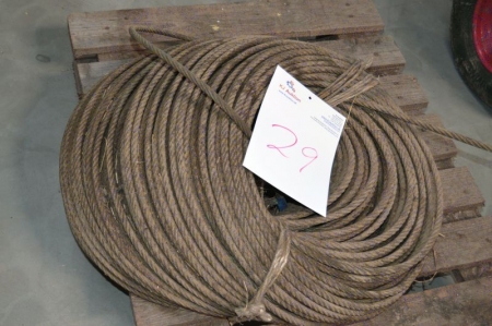 Steel wire, ca. ø10 mm. Pallet not included