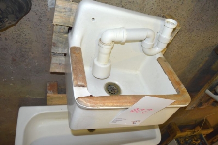 Håndvask, bxd, ca. 47 x 37 cm. Palle medfølger ikke