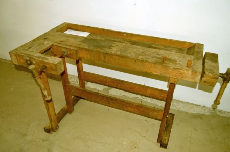 Joinery work bench, length approx 110 cm